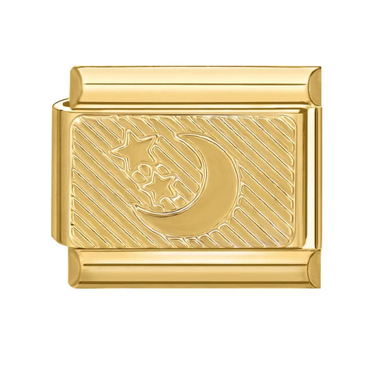 Charm dorado luna