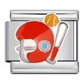 Charm plateado beisbol