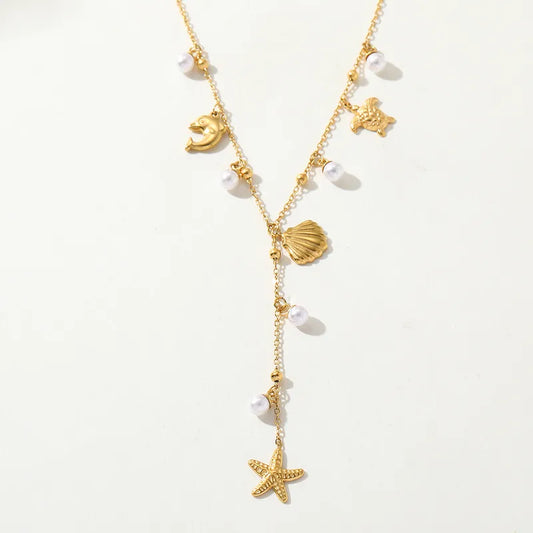 Collar corbata verano estrellas de mar
