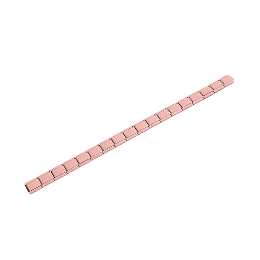 Pulsera italiana rosa pastel mate