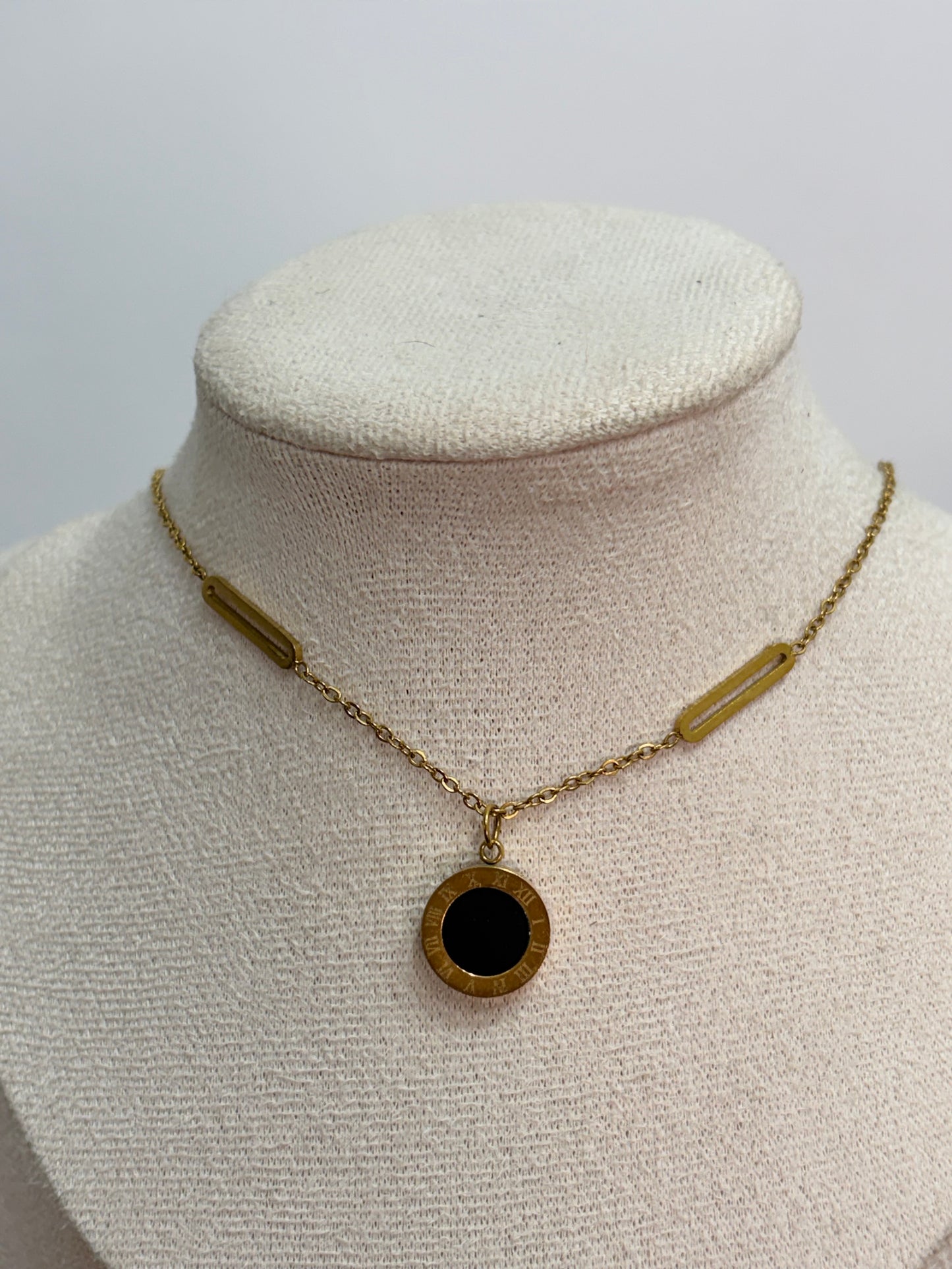 Collar romano bicolor