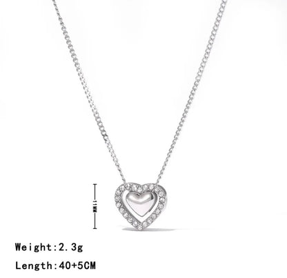 Collar corazon exquisito