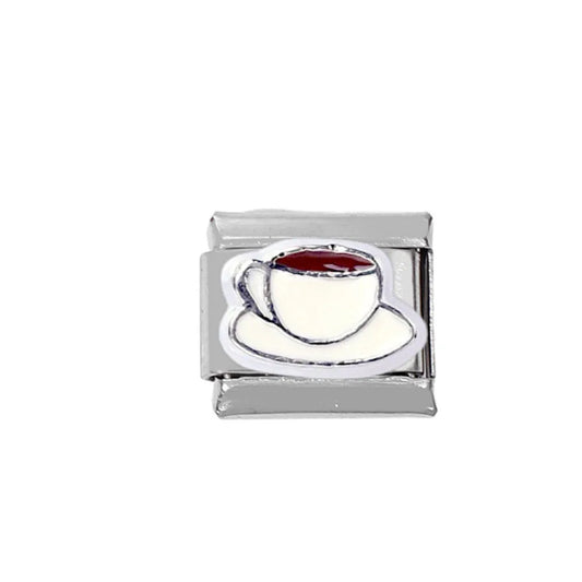 Charm plateado coffee