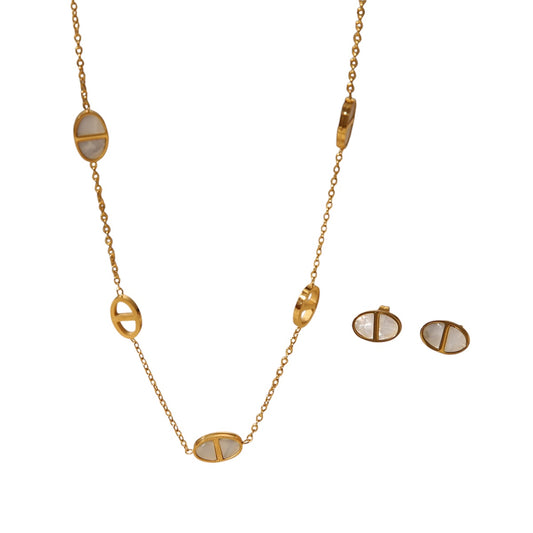 Choker y Aretes Cardi
