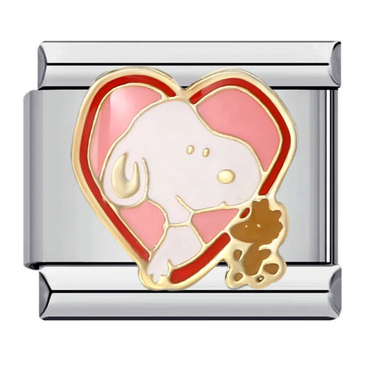 Charm plateado snoopy