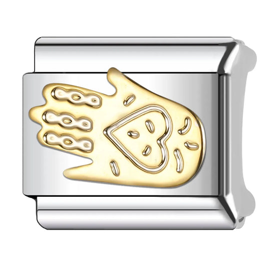 Charm plateado mano de fatima