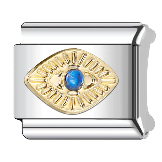 Charm plateado ojito