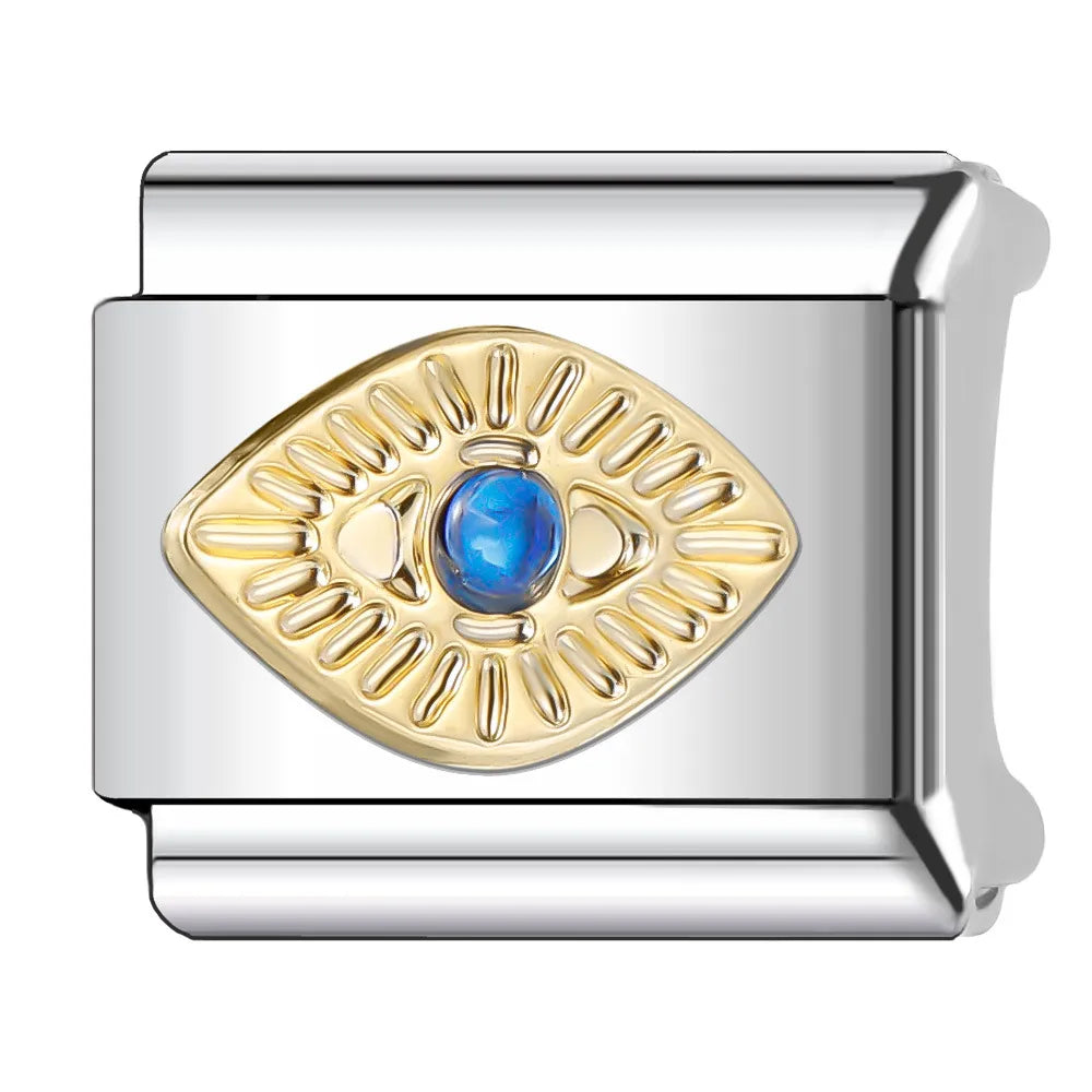 Charm plateado ojito