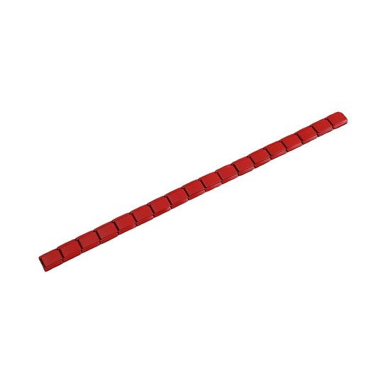 Pulsera italiana roja brillante