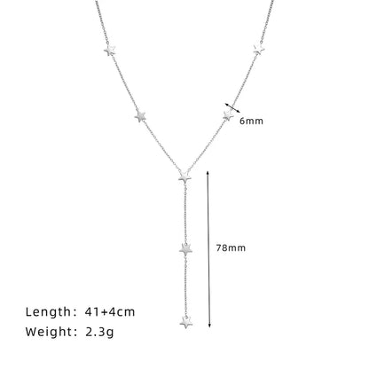Choker corbata de estrellas