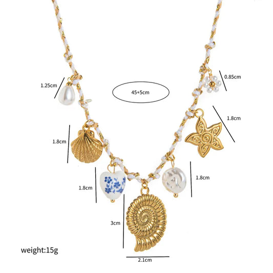Collar Summer Agua de Coco