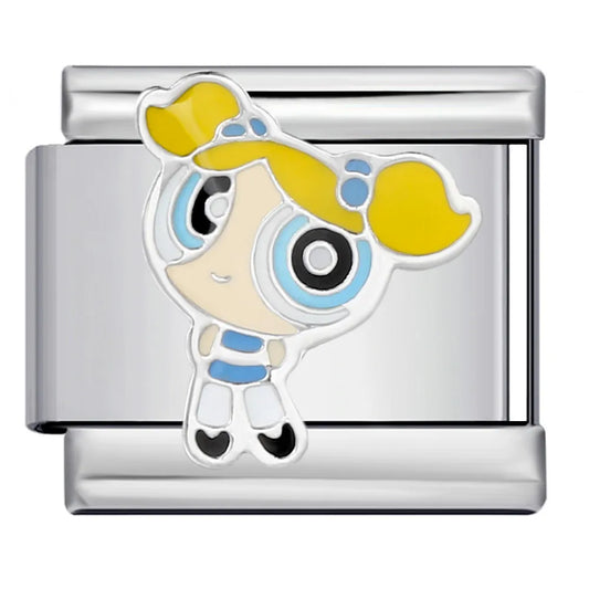 Charm plateado burbuja