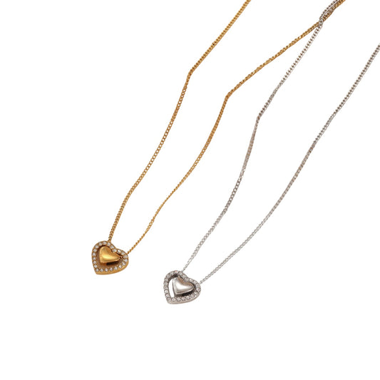Collar corazon exquisito
