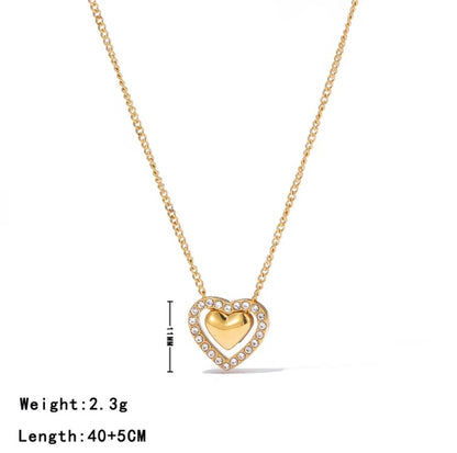 Collar corazon exquisito