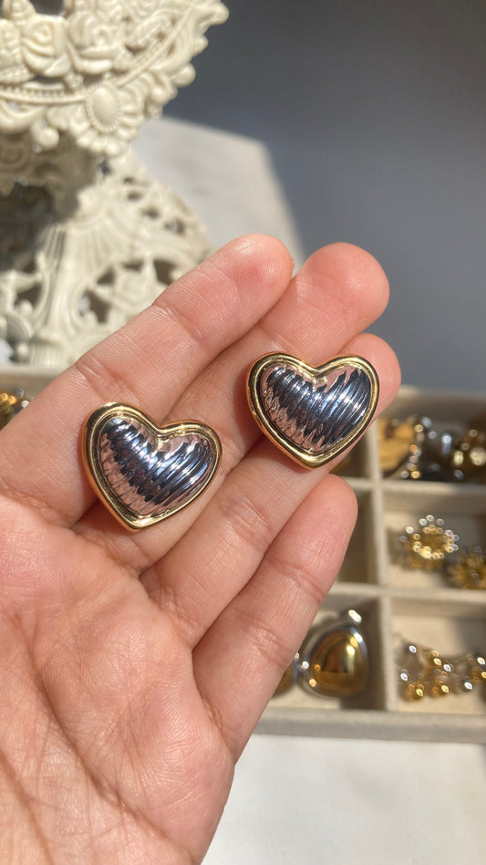 Aretes Corazon Mix