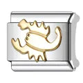 Charm plateado escorpio