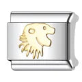 Charm plateado leo