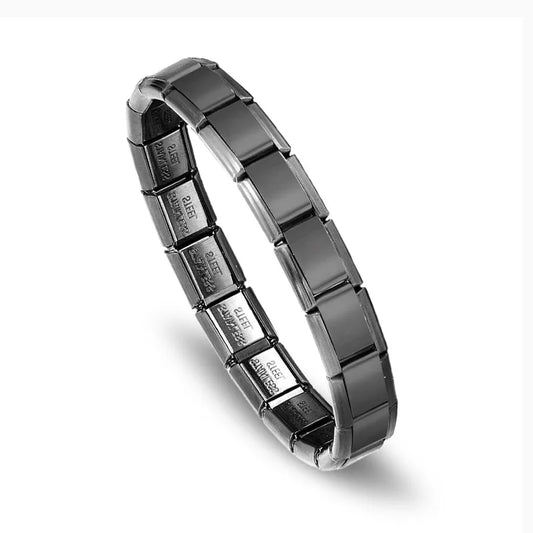 Pulsera italiana negra